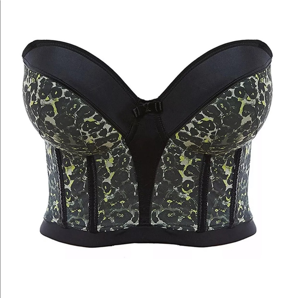 Freya Pin Up strapless Bustier Leopard Cheetah bra